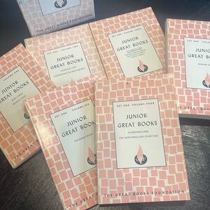 60’s children’s book set of junior great books set of 6